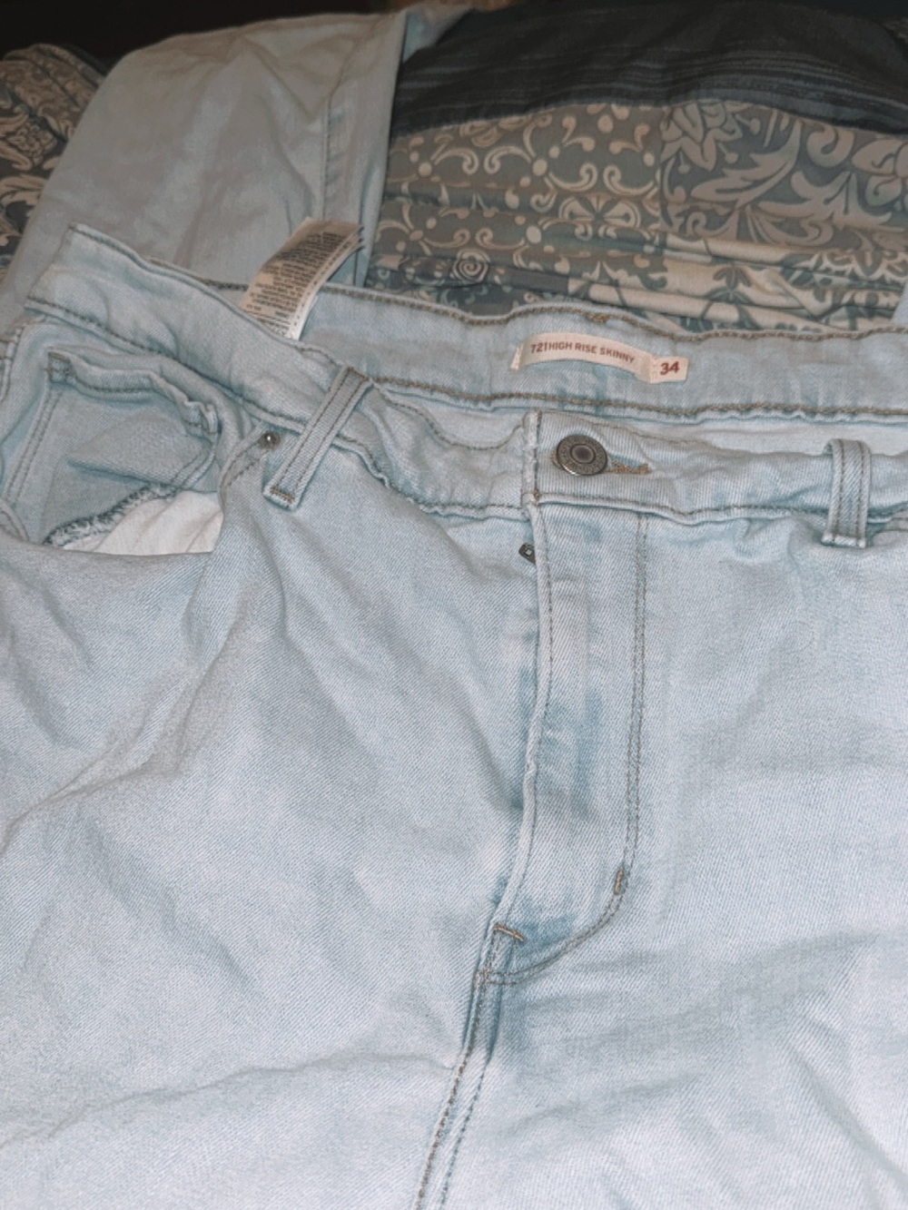 Levi's Light Blue High-Rise Women's Jeans